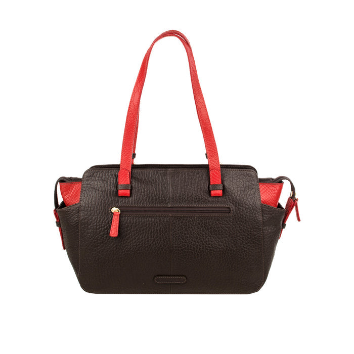 Ee Olivia 01 Brown Leather Tote Bag