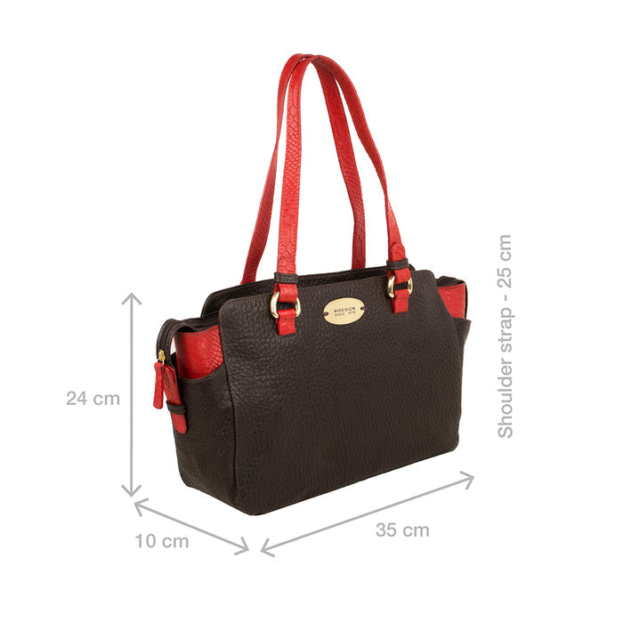 Ee Olivia 01 Brown Leather Tote Bag