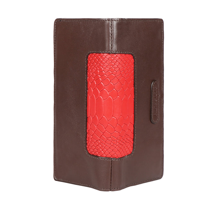 Ee Olivia W1  Brown Leather Bi-Fold Wallet