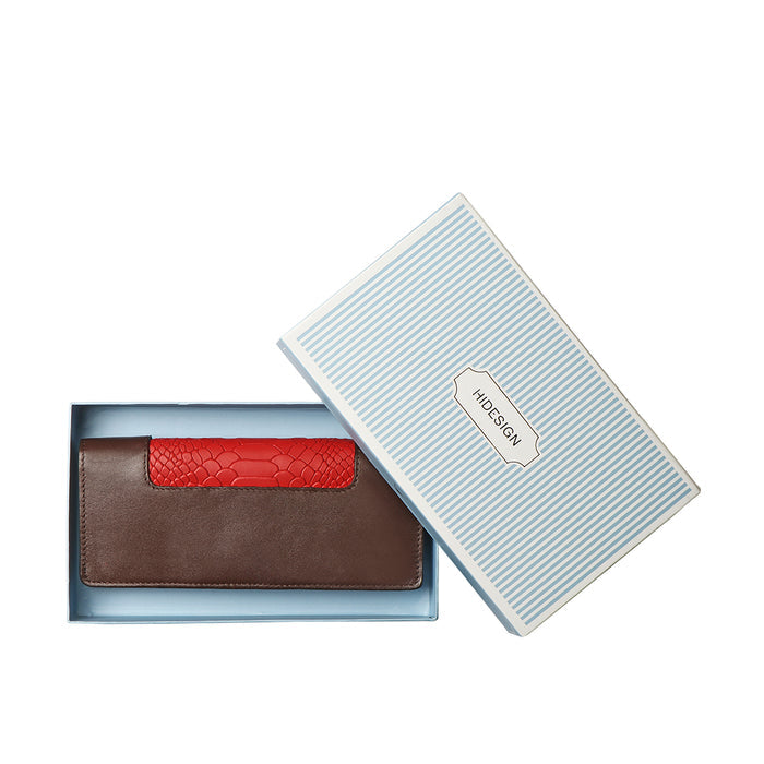 Ee Olivia W1  Brown Leather Bi-Fold Wallet