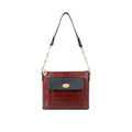 Ee Opihi 02 Red Leather Shoulder Bag