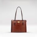 Ee Opihi 03 Tan Leather Tote Bag