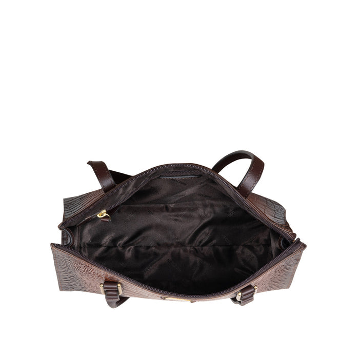 Ee Opihi 03 Tan Leather Tote Bag