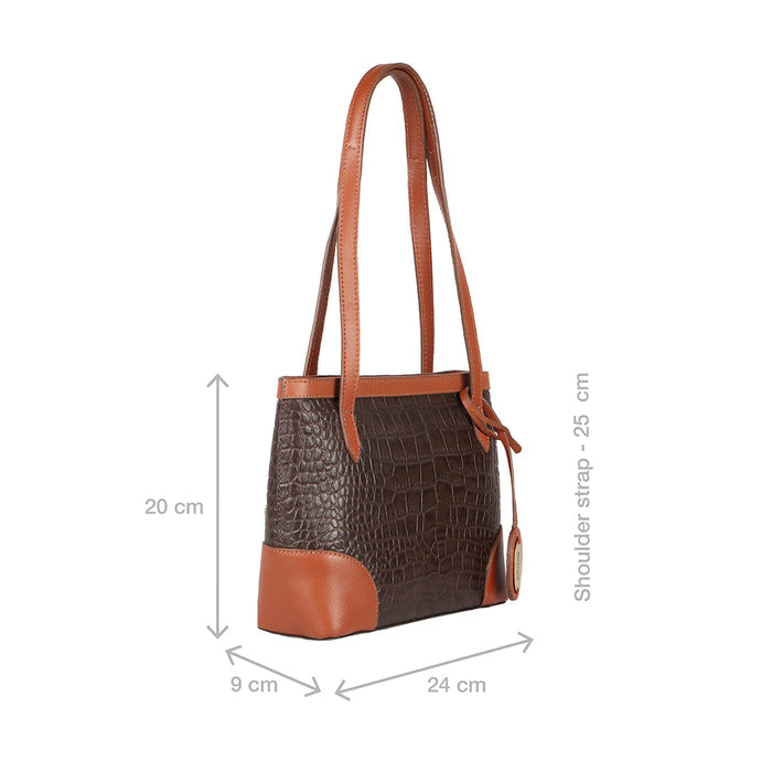 Ee Oprah 01 Brown Leather Shoulder Bag