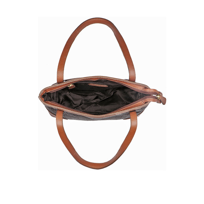 Ee Oprah 01 Brown Leather Shoulder Bag