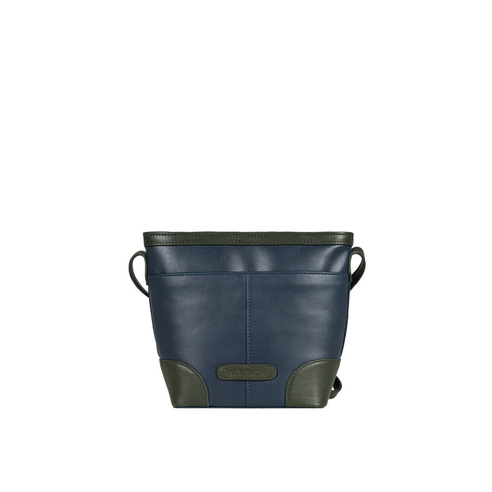 Ee Oprah 02 Blue Leather Sling Bag