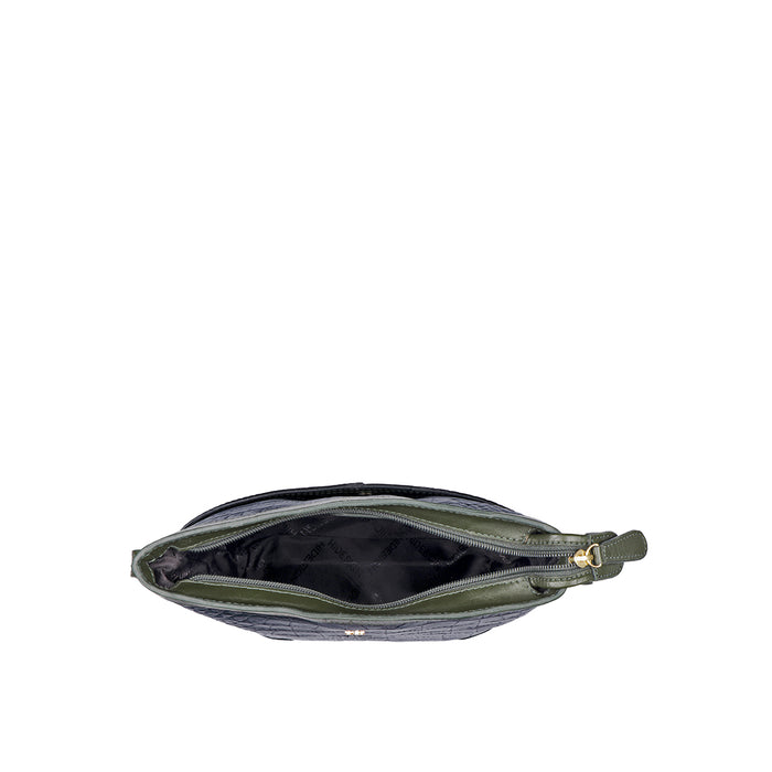 Ee Oprah 02 Blue Leather Sling Bag