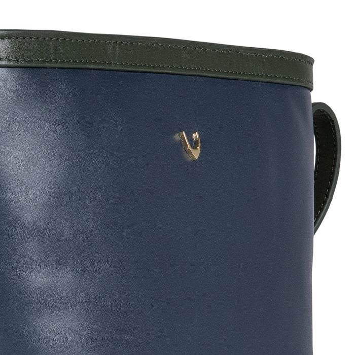 Ee Oprah 02 Blue Leather Sling Bag