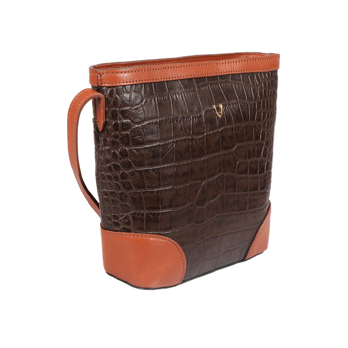 Ee Oprah 02 Brown Leather Sling Bag