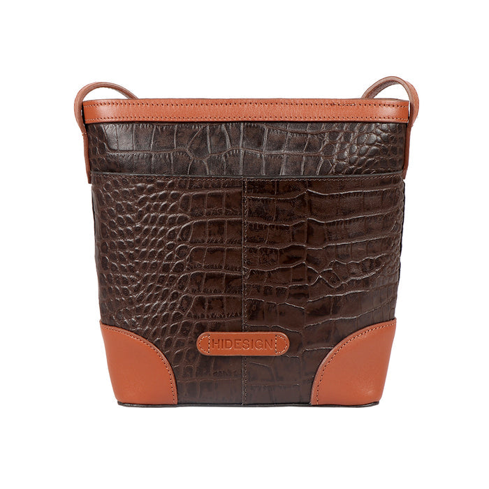 Ee Oprah 02 Brown Leather Sling Bag