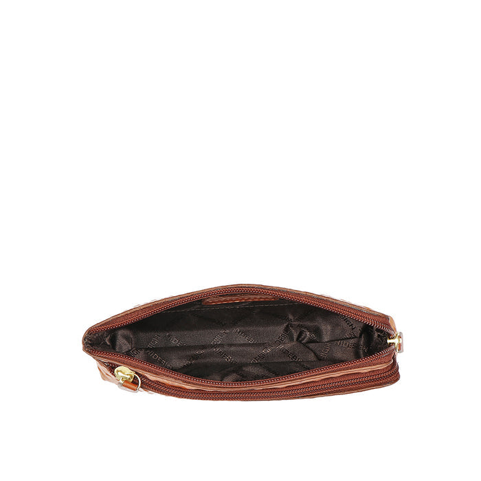 Ee Paola W1-M Tan Leather Clutch Wallet