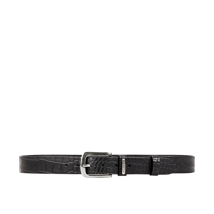 Ee Proteus Men's Black Non Reversible Leather Belt