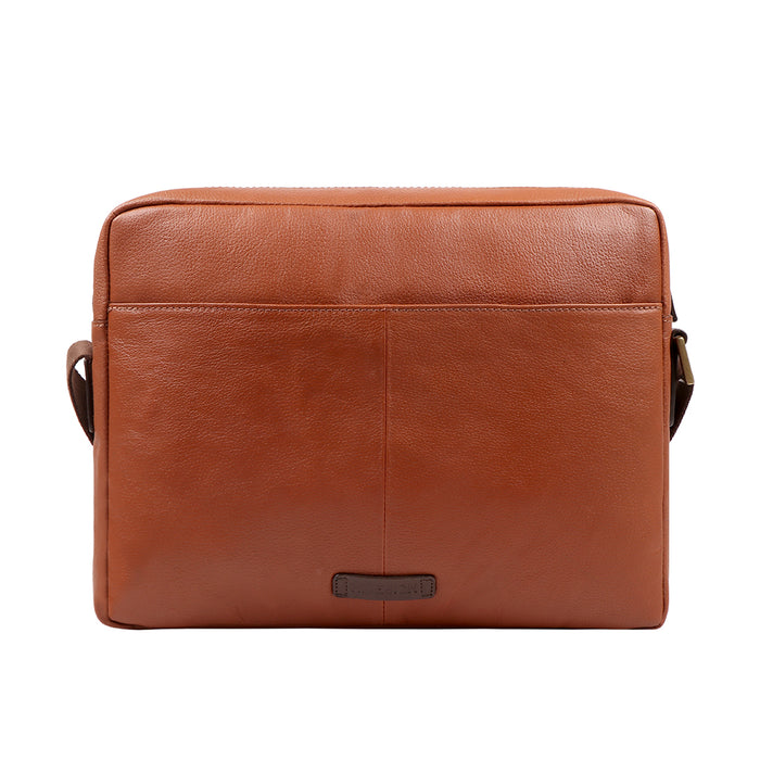 Ee Ronaldo 02 Tan Leather  Crossbody