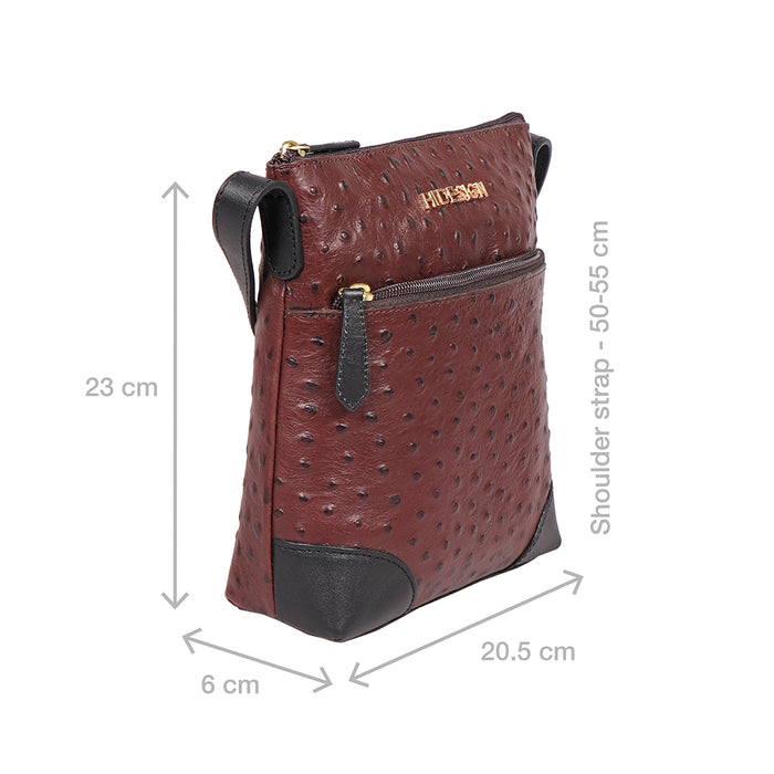 Ee Saturn 02 Brown Leather Sling Bag