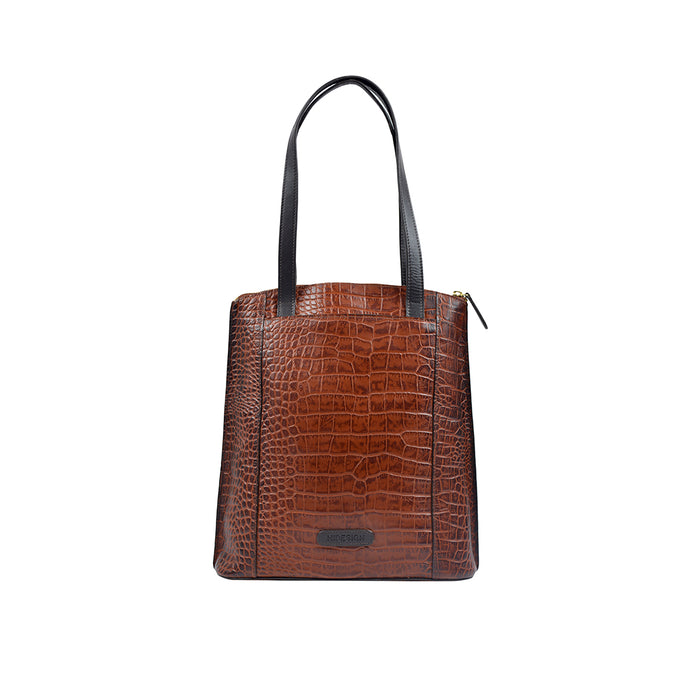 Ee Scorpio 01 Tan Leather Tote Bag