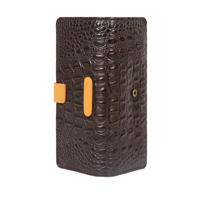 Ee Scorpio W1-M Brown Leather Bi-Fold Wallet