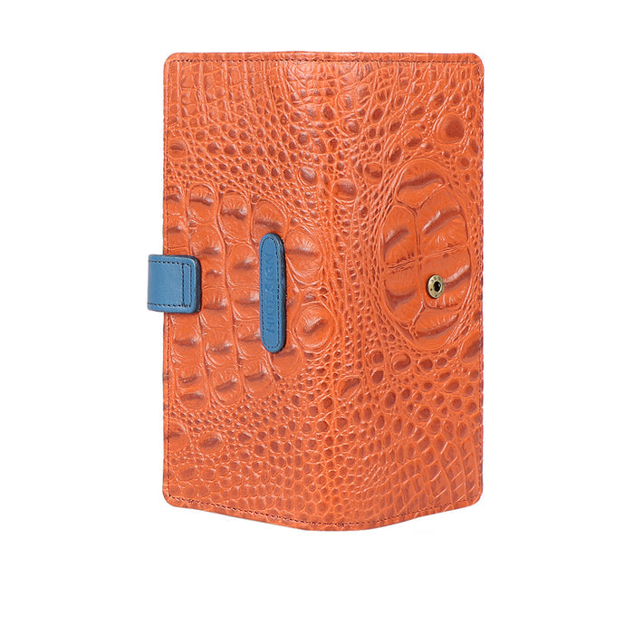 Ee Scorpio W1-M Orange Leather Bi-Fold Wallet