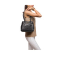 Ee Shanghai 03 Black Leather Shoulder Bag
