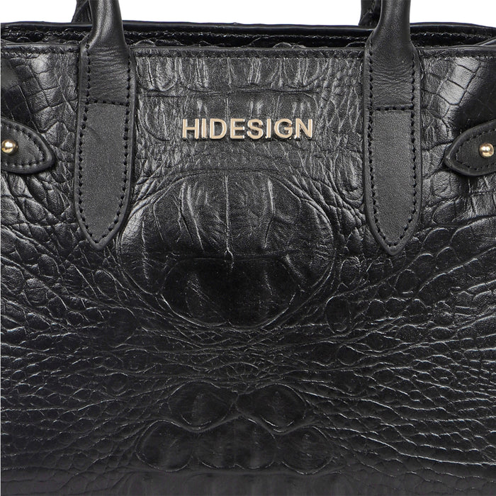 Ee Shanghai 03 Black Leather Shoulder Bag