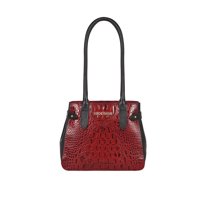 Ee Shanghai 03 Red Leather Shoulder Bag
