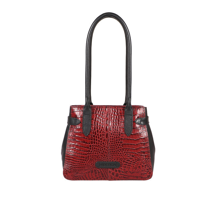 Ee Shanghai 03 Red Leather Shoulder Bag
