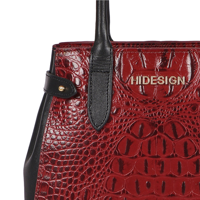 Ee Shanghai 03 Red Leather Shoulder Bag