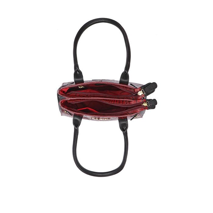 Ee Shanghai 03 Red Leather Shoulder Bag