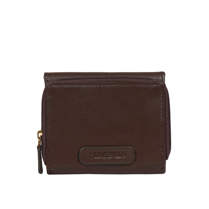 Ee Shanghai W3 Brown Leather Trifold Wallet