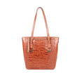 Ee Shania 02 Tan Leather Tote Bag