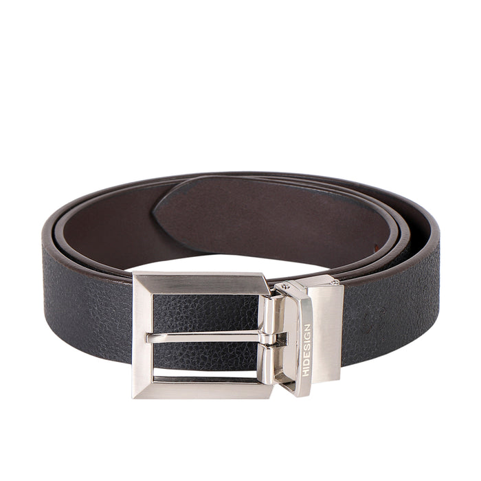 Ee Silva Men's Brown Reversible Leather Belt