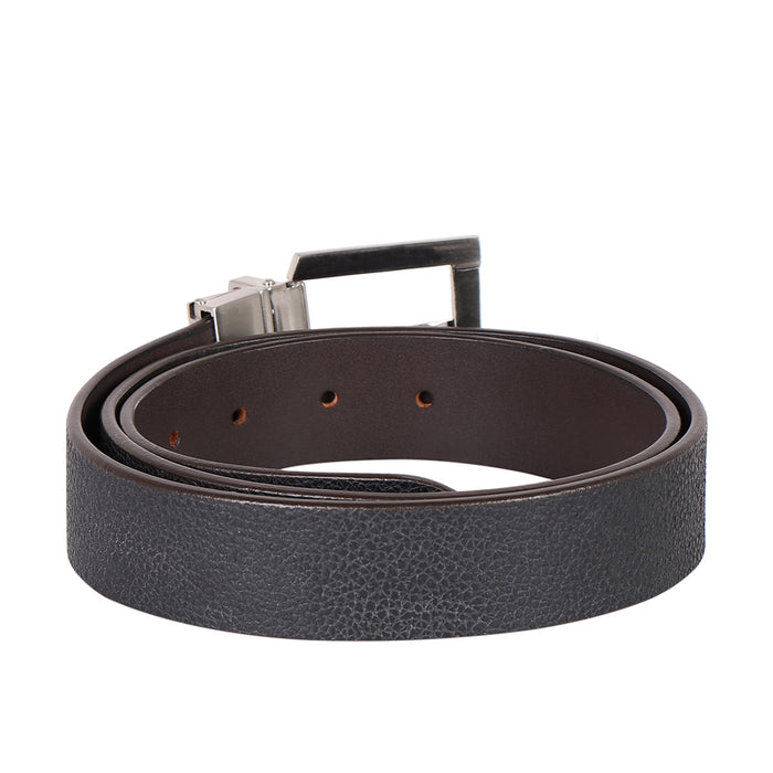 Ee Silva Men's Brown Reversible Leather Belt