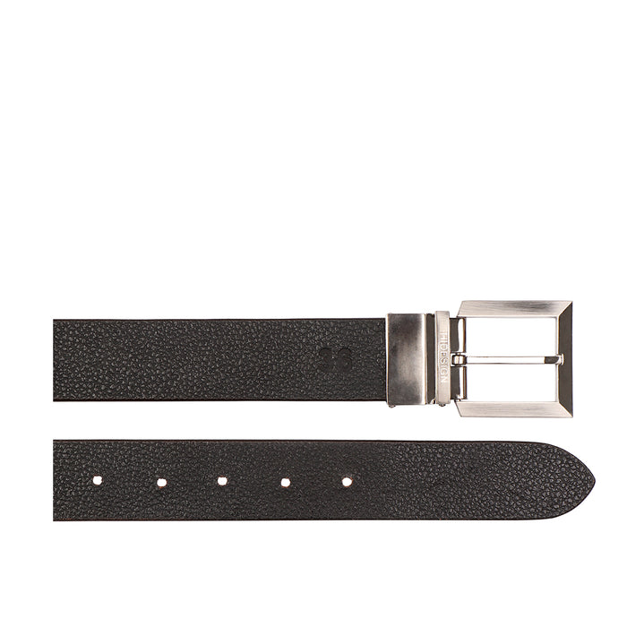 Ee Silva Men's Brown Reversible Leather Belt