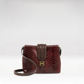 Ee Silvia 03 Red Leather Sling Bag