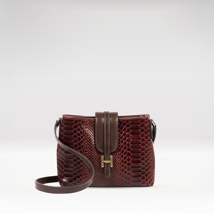 Ee Silvia 03 Red Leather Sling Bag