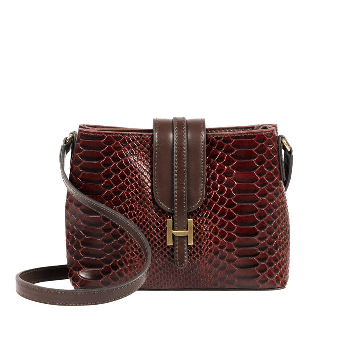 Ee Silvia 03 Red Leather Sling Bag