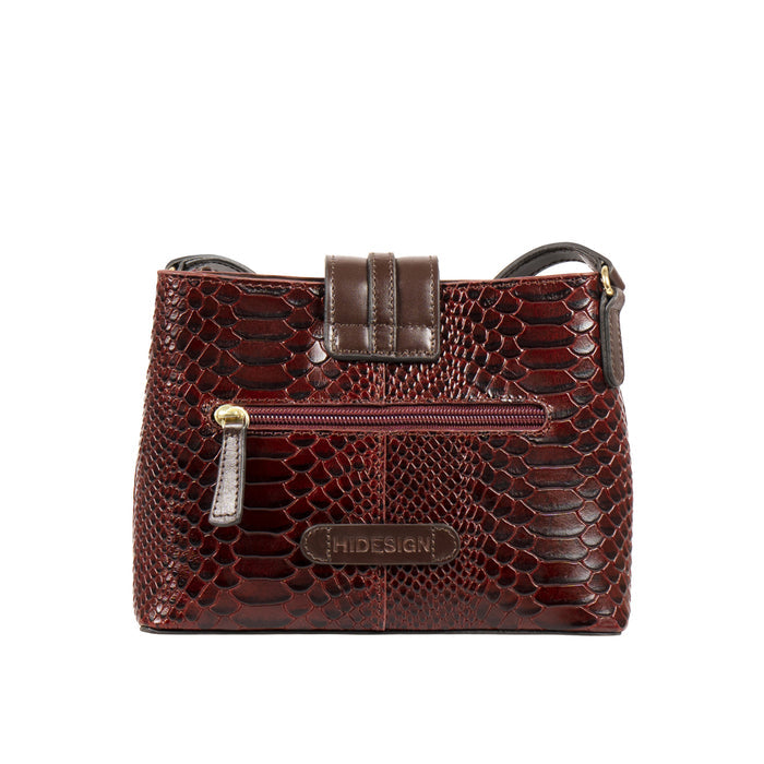 Ee Silvia 03 Red Leather Sling Bag