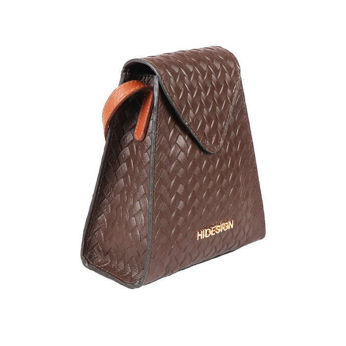 Ee Spruce 01 Brown Leather Sling Bag