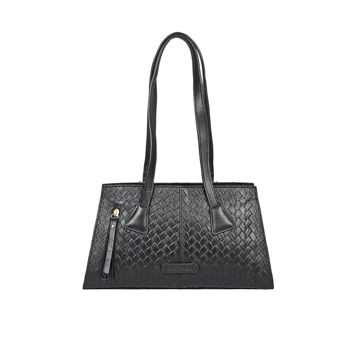 Ee Spruce 03 Black Leather Shoulder Bag