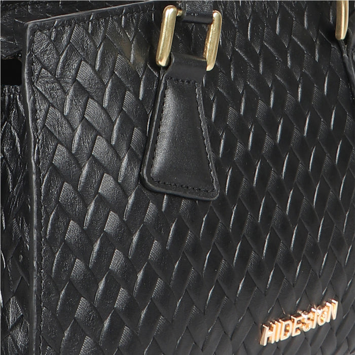 Ee Spruce 03 Black Leather Shoulder Bag