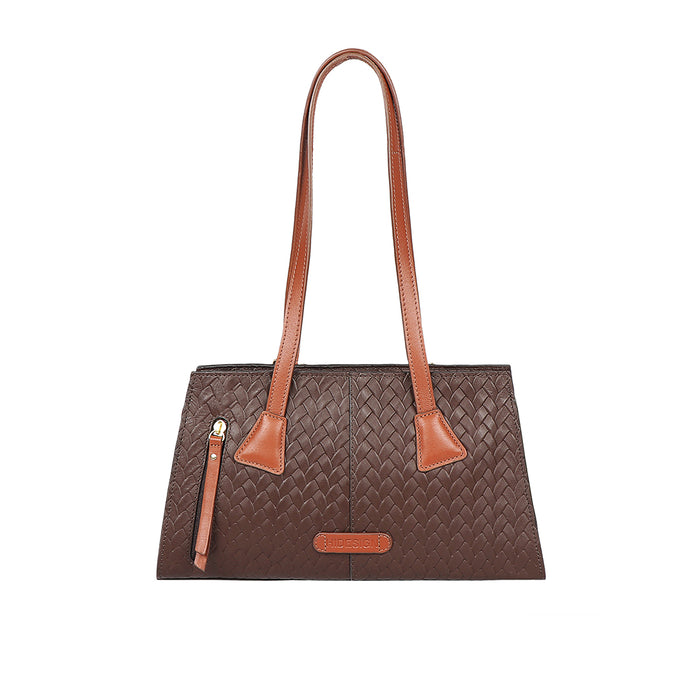 Ee Spruce 03 Brown Leather Shoulder Bag