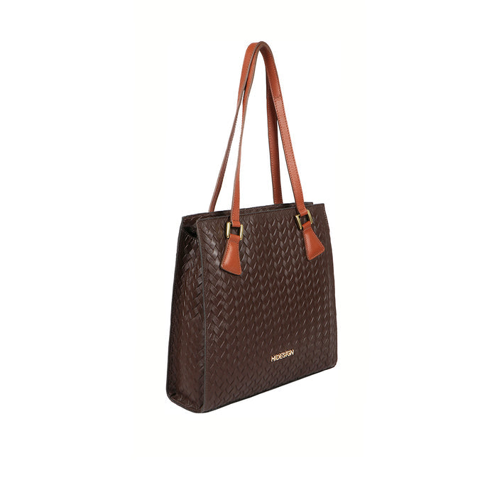 Ee Spruce 04 Brown Leather Shoulder Bag