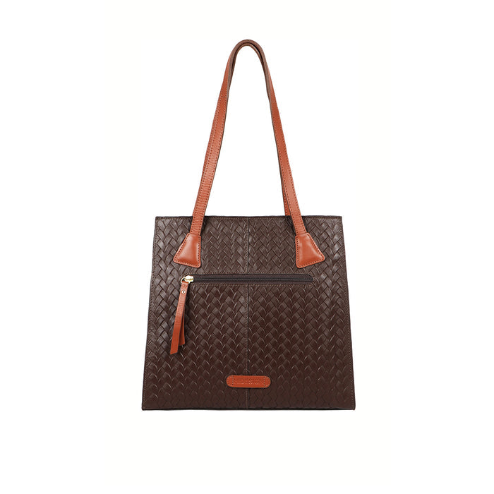 Ee Spruce 04 Brown Leather Shoulder Bag