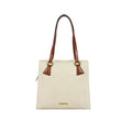 Ee Spruce 04 White Leather Shoulder Bag