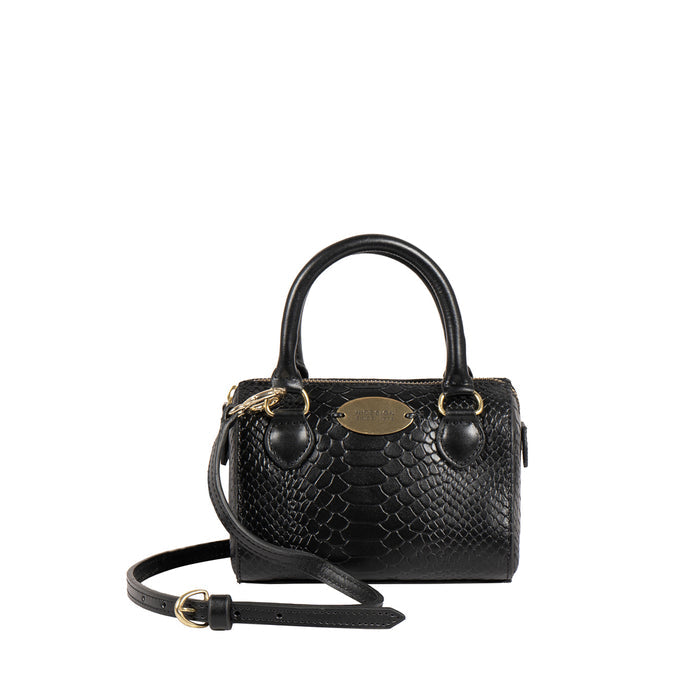 Ee Suzie Black Leather Micro Bag