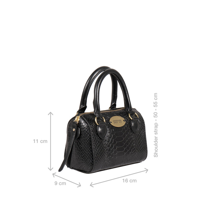 Ee Suzie Black Leather Micro Bag