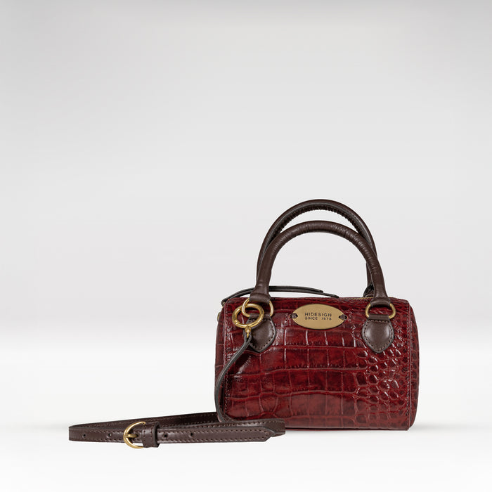 Ee Suzie-M Red Leather Micro Bag