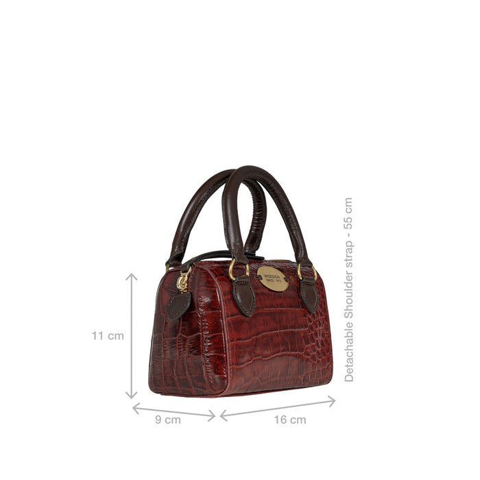 Ee Suzie-M Red Leather Micro Bag