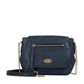 Ee Taurus 03 Blue Leather Sling Bag