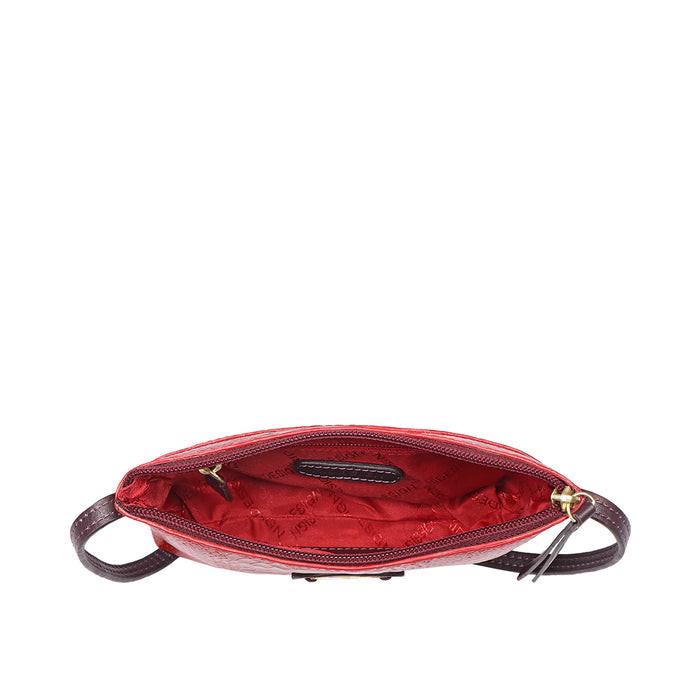 Ee Teresa 02 Red Leather Tote Bag