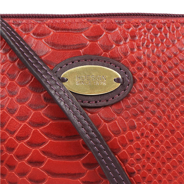 Ee Teresa 02 Red Leather Tote Bag